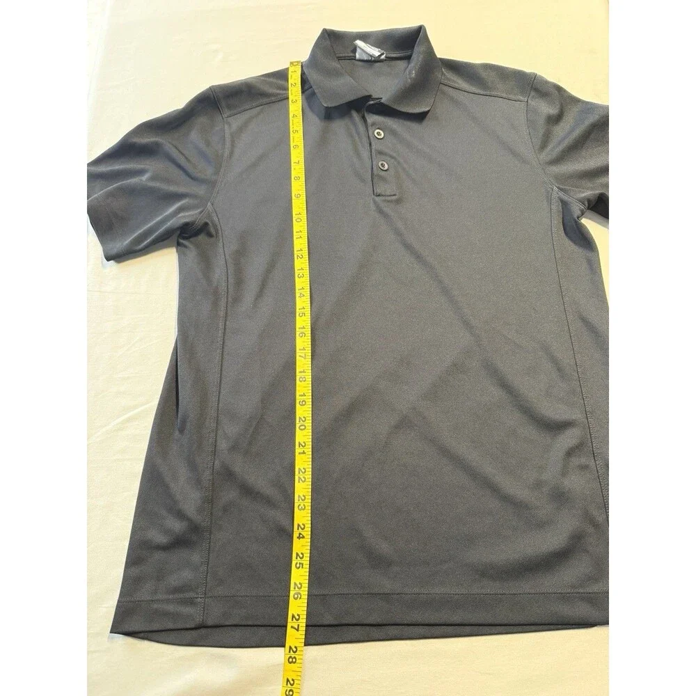 Nike Golf Dri-Fit Polo Shirt Men's Size Medium M Black Short Sleeve.
